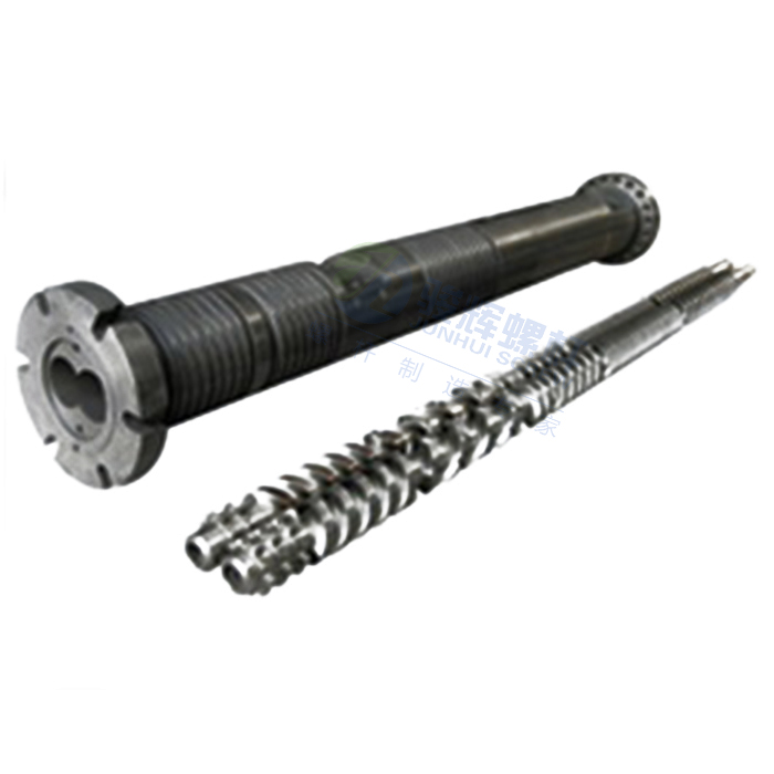 04-Junhui Cone Double Flat Double Cylinder Screw (4)